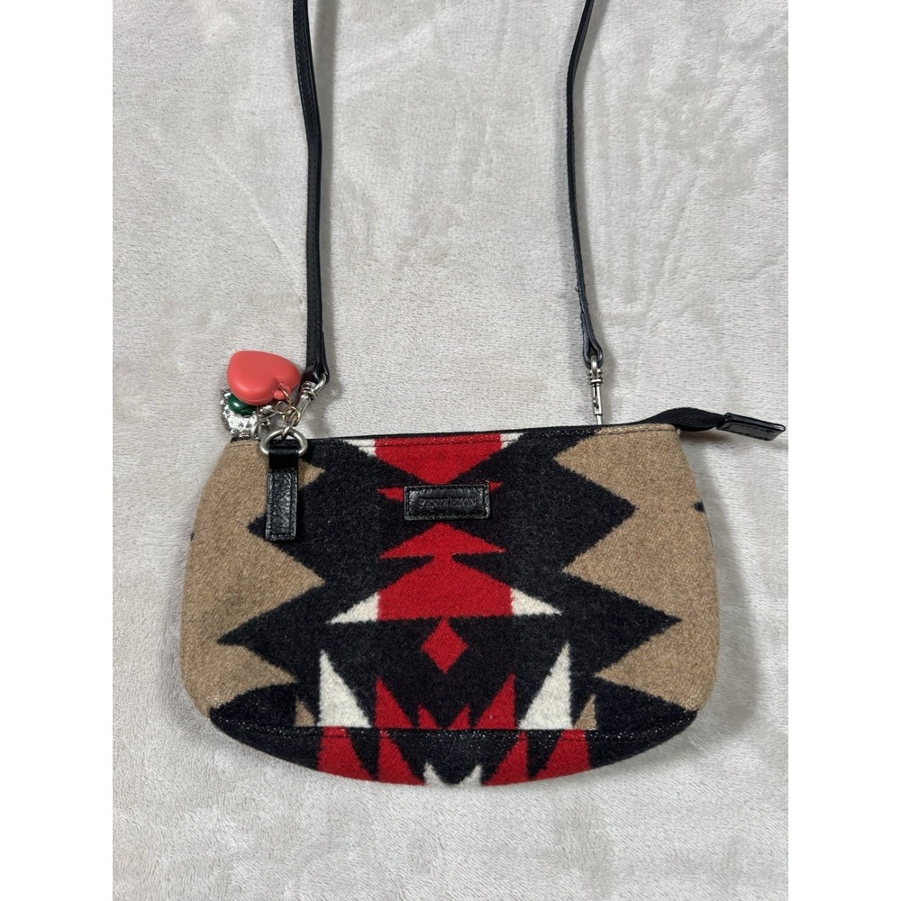 Pendelton Wool Crossbody Bag Purse Small Aztec Western